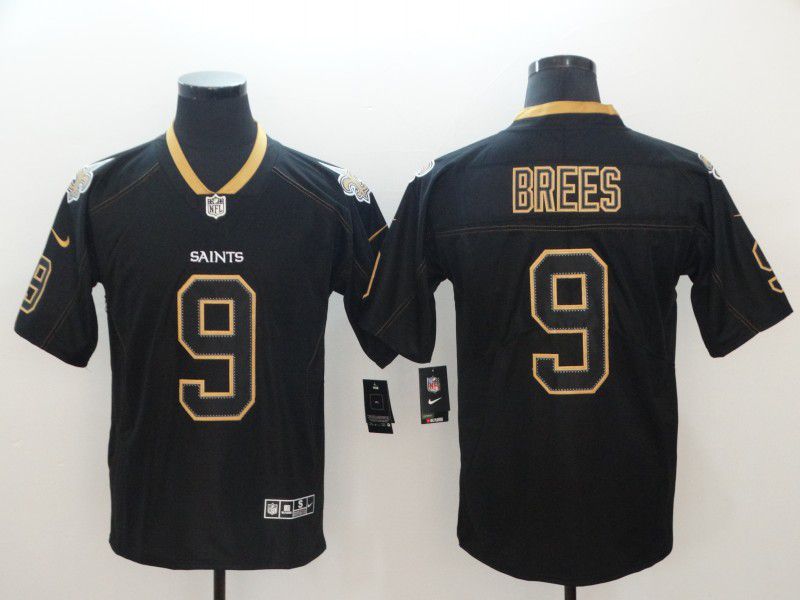 Men New Orleans Saints #9 Brees Black Nike Lights Out Black Color Rush Limited NFL Jerseys->edmonton oilers->NHL Jersey